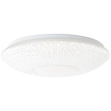 Brilliant NUNYA Ceiling Light LED chrome, 1-light source, Remote control