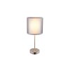 Globo table lamp matt nickel, 1-light source