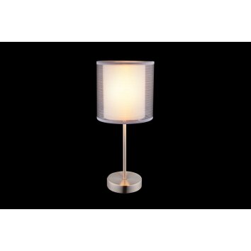 Globo table lamp matt nickel, 1-light source