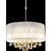 Globo SIERRA Pendant Light LED chrome, 12-light sources