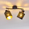 Bathinda Ceiling Light black, 2-light sources