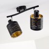 Bathinda Ceiling Light black, 2-light sources