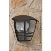 Philips myGarden CREEK wall light black, transparent, clear, 1-light source