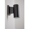 Globo LED outdoor wall light black, 1-light source