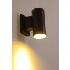 Globo LED outdoor wall light black, 1-light source