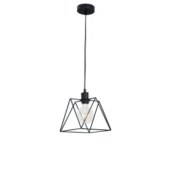 Lutec SANTANA Pendant Light black, 1-light source