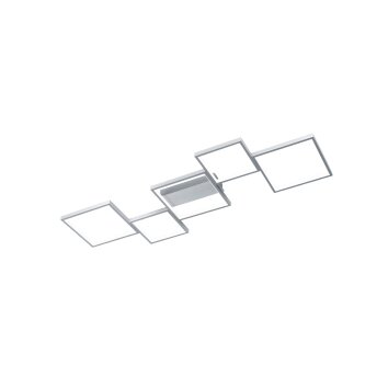 Trio SORRENTO Ceiling Light LED aluminium, 1-light source