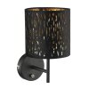 Globo TUXON Wall Light black, 1-light source