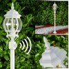 Lentua outdoor Floor Lamp white, 1-light source, Motion sensor