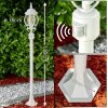 Lentua outdoor Floor Lamp white, 1-light source, Motion sensor