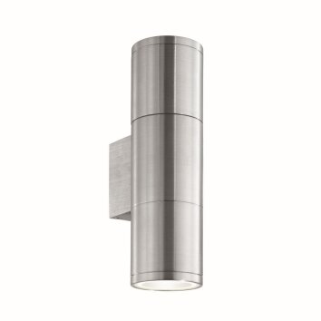 Ideal Lux GUN Outdoor Wall Light aluminium, 2-light sources