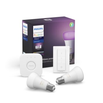 Philips HUE LED Ambiance White & Color E27 Starter-Set of 2