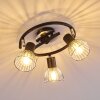 Ceiling Light Burkal chrome, black, 3-light sources