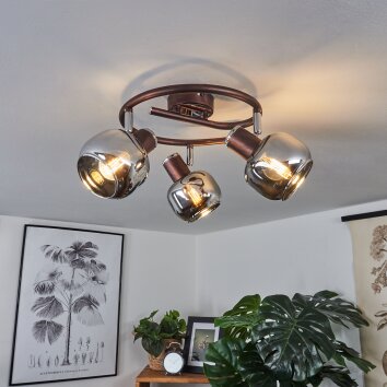 Arconciel Ceiling Light brown, 3-light sources