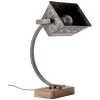 Brilliant DRAKE Table Lamp stainless steel, black, 1-light source