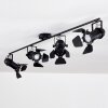 LICHINGA ceiling spotlight black, 4-light sources