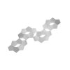 Grossmann LINDE Wall Light LED aluminium, 7-light sources