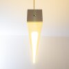 Masterlight Real hanging light LED aluminium, matt nickel, 1-light source