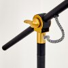 LUVEN Floor Lamp gold, black, black-gold, 1-light source