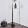 Agropoli Floor Lamp black, 1-light source