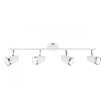 Globo spotlight beam LED white, 4-light sources