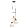 Eglo TARBES pendant light black, 3-light sources