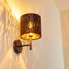 Liared Wall Light black-gold, 1-light source