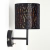 Liared Wall Light black-gold, 1-light source