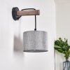 Adelboden Wall Light Dark wood, black, 1-light source