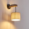 Adelboden Wall Light Dark wood, black, 1-light source