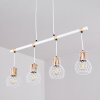 Koler Pendant Light Light wood, white, 4-light sources