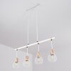 Koler Pendant Light Light wood, white, 4-light sources