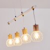 Koler Pendant Light Light wood, white, 4-light sources