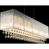 Globo SIERRA Pendant Light LED chrome, 8-light sources