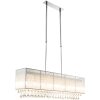 Globo SIERRA Pendant Light LED chrome, 8-light sources