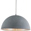 Globo MIRAM pendant light grey, 1-light source