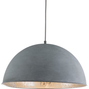 Globo MIRAM pendant light grey, 1-light source
