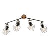 Leuchten-Direkt JARO Ceiling Light Light wood, 4-light sources