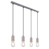 Globo FLECKI Pendant Light grey, 4-light sources
