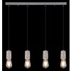 Globo FLECKI Pendant Light grey, 4-light sources