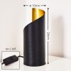 YAHUMA Table Lamp black-gold, 1-light source