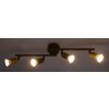 Globo OLANA Spotlight rust-coloured, 4-light sources