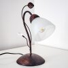 Peccia Table Lamp rust-coloured, 1-light source
