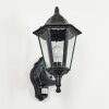 ESTELI Outdoor Wall Light black, 1-light source, Motion sensor