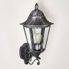 Lignac Outdoor Wall Light black, silver, 1-light source