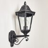 Lignac Outdoor Wall Light black, silver, 1-light source