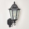Lignac Outdoor Wall Light black, silver, 1-light source
