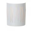 Brilliant Kinley wall half-shell white, 1-light source
