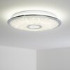 Jamton Ceiling Light LED chrome, 1-light source, Remote control
