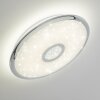 Jamton Ceiling Light LED chrome, 1-light source, Remote control